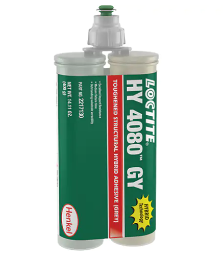 Loctite HY 4080 GY™ Structural Repair Hybrid Adhesive, Two-Part, Dual Cartridge, Grey
