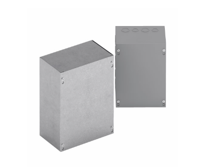 B-Line 864 SC Enclosure 8X6X4 Type 1 Screw Cover With Knockouts