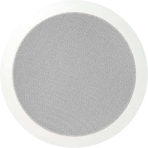 Speco G86TGT 86 Series 8" Dual Paper Cone Ceiling Speaker, Off-White