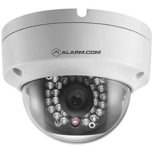 Alarm.com ADC-VC826 Indoor/Outdoor Dome Camera, 1080p HD, PoE, IR Night Vision