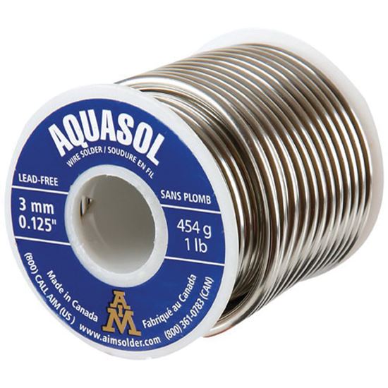 Aquasol 5167 Lead Free Copper/Antimony Silver Wire Solder