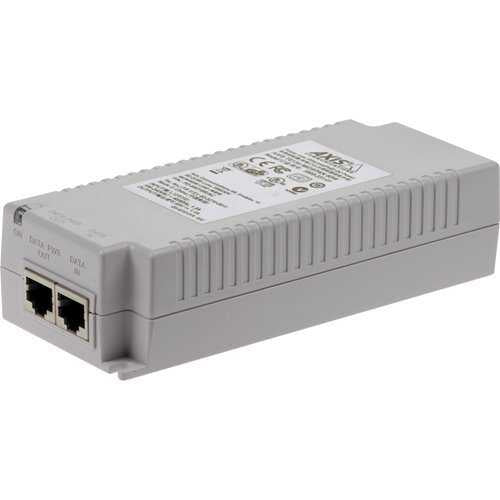 Axis 5900-334 T8134 60W High PoE 1-Port Midspan, Plug-and-Play Media Converter With IEEE 802.3at