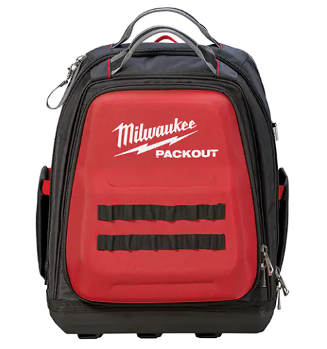 Milwaukee 48-22-8301 PACKOUT Backpack, Black/Red, Ballistic