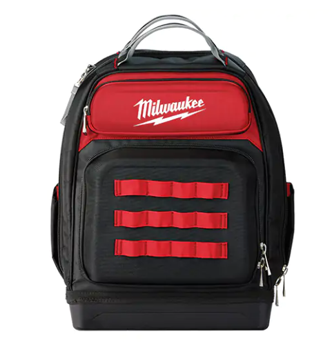 Milwaukee 48-22-8201 Ultimate Jobsite Backpack, 20" L x 17" W, Black, Ballistic