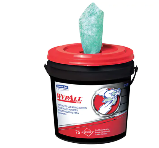 WypAll® Waterless Industrial Cleaning Wipes, Specialty, 12" L x 9-1/2" W (Min Ord: 5)