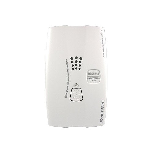 Macurco CM-E1 Security Series Carbon Monoxide CO Gas Detector, 9-32 VDC, Residential/Light Commercial