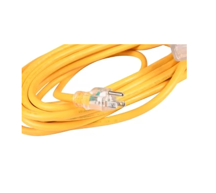 25 ft 12/3 Triple-Outlet Contractor-Grade Extension Cord