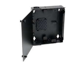 Corning SPH-01P Single-Panel Housing (SPH) Wall-Mountable, Holds One CCH Connector Panel, Black