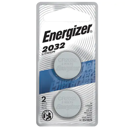 Energizer 2032 Lithium Batteries, 3 V (2 Pack) (Min Ord: 24)