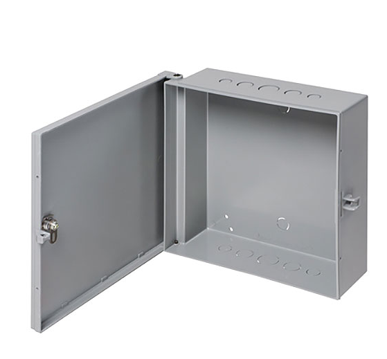 Arlington EB0708 7 x 8 x 3.5 in Heavy-Duty Non-Metallic Enclosure Box, NEMA3R, Gray