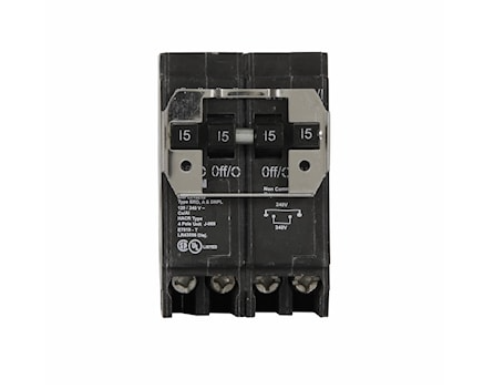 Internal DNPL153015 Quadplex™ Feeder Plug-in Circuit Breaker Type DNPL 4 P