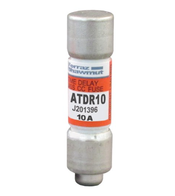 Mersen ATDR10 Amp-Trap® 2000 North American Power Fuse Time-Delay Class CC 10 A, 600 VAC