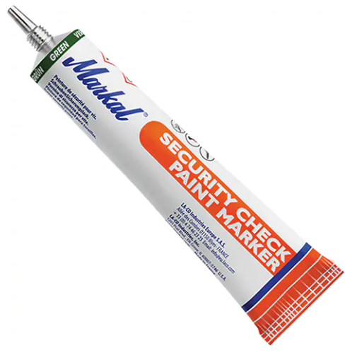 Markal Security Check Paint Marker, Tube, Green (Min Ord: 12)