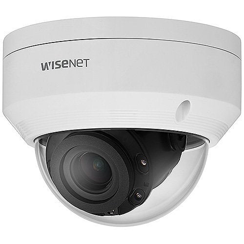 Wisenet ANV-L7082R A-Series 4MP WDR IR Dome IP Camera, 3.3-10.3mm Motorized Varifocal Lens, White