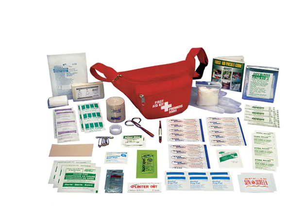 Hikers' First Aid Kits, Class 1 Medical Device, Nylon Bag (Min Ord: 4)
