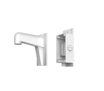 Hikvision WMS Wall Mount With Junction Box, Short, Aluminum Alloy, White