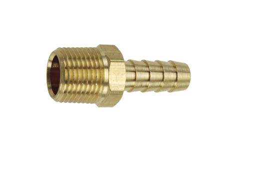 5/8" Brass Hose Barb With 1/4" Male Pipe (NPT) Thread