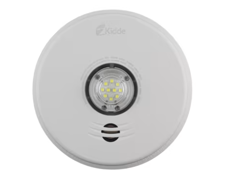 Kidde P4010ACLEDSCOCA Strobe/Smoke/Carbon Monoxide Alarm 3-in-1 120 VAC