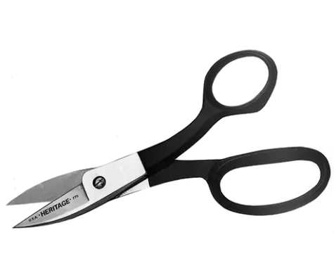 Klein Tools Broad Blade Shear, 2" Cut Length, Rings Handle
