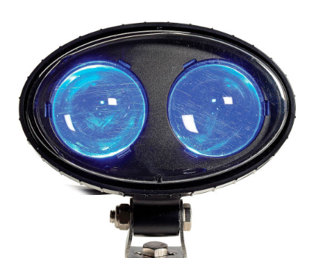 Global Industrial™ Forklift Pedestrian Safety LED Warning Spotlight, Blue