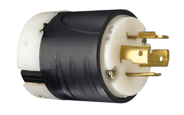 Legrand L1420P Pass & Seymour Turnlock Male Plug 20 A, 125/250 V, Turnlock Plug