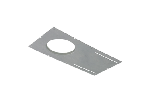 Liteline P-4000 4 Inch Pre-Mounting Plate With Collar Galvanized Steel