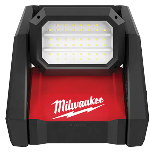 Milwaukee 2366-20 M18™ Rover™ Dual Power Flood Light, LED, 2000/4000/1200 Lumens, Plastic Housing
