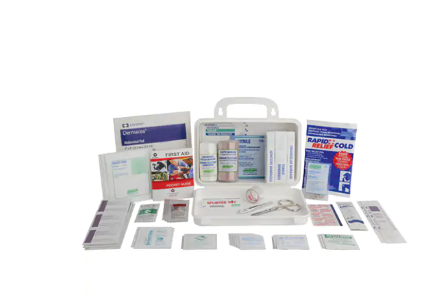 Multipurpose First Aid Kits, Class 1 Medical Device, Plastic Box (Min Ord: 5)