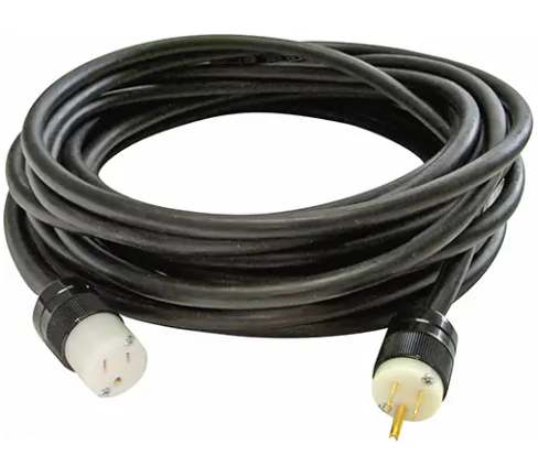 Lind Equipment LE16-25 Heavy-Duty Neoprene Extension Cords, 16/3 AWG, 12 A, 25'