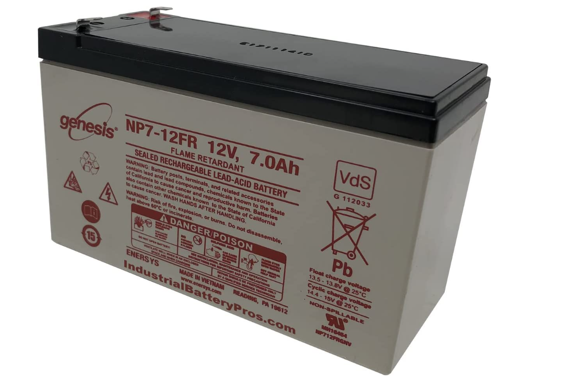 EnerSys NP7-12FR 12V 7Ah Flame Retardant Sealed Lead Acid Battery