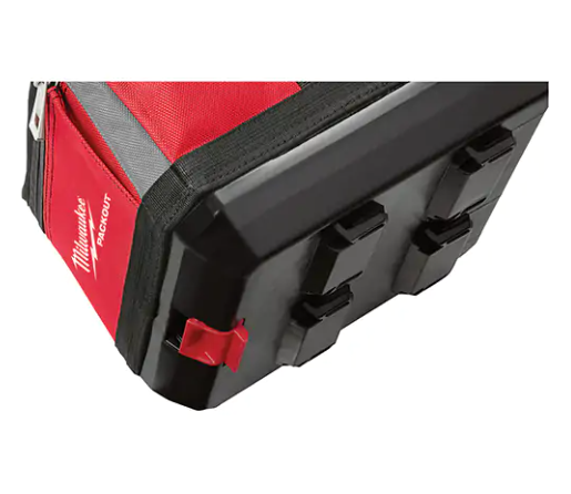 Milwaukee 48-22-8310 Packout™ Tote, Ballistic Nylon, 28 Pockets, Black/Red
