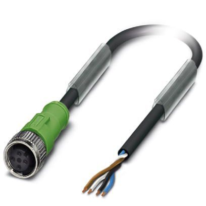 Phoenix Contact 1668124 Sensor/Actuator Cable - SAC-4P- 5,0-PUR/M12FS (Minimum Order: 6)