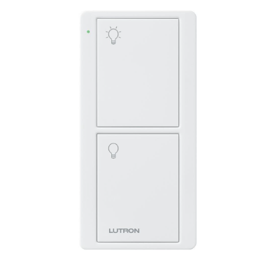 Lutron PJ2-2B-GWH-L01 Pico Wireless Remote Control w/ Light White