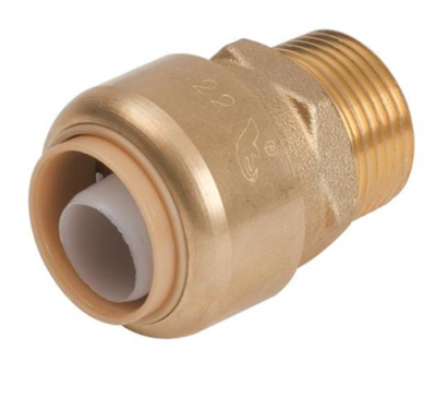 Maintenance Warehouse® Push-To-Connect MIP Connector, 3/4 x 3/4" Male Adapter