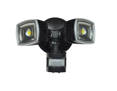 Rab Design 088963 LED Flood Light With Motion Sensor LED 2000 Lumens, 5000K, Black