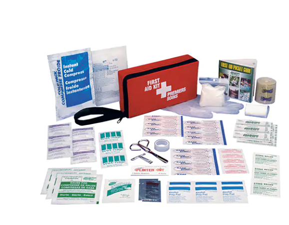 Rectangle First Aid Kits, Class 1 Medical Device, Nylon Bag (Min Ord: 5)