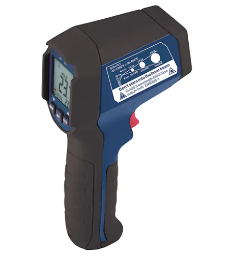 Reed Instruments R2310 Infrared Thermometer, -31°- 1202° F ( -35° - 650° C ), 12:1, Adjustable Emmissivity