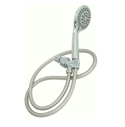 5 Function Handheld Shower With Stainless Steel Hose, Chrome Plating