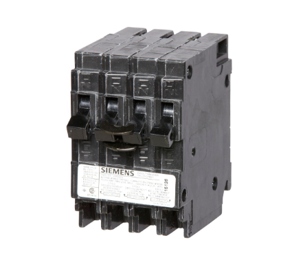 Siemens Q21540CTNC 15/40 Amp 240V 2 Pole Quad Breaker