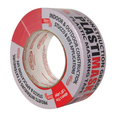 Plastimask Masking Polyethlene Tape 350024855 48 mm x 55 m, Red, Moisture Resistant LDPE