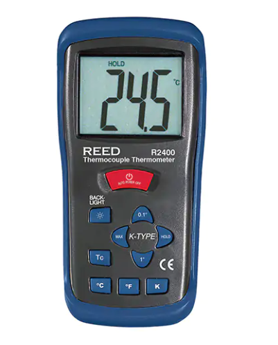 Reed Instruments Thermometer, Contact, Digital, -58-2000°F (-50-1300°C)