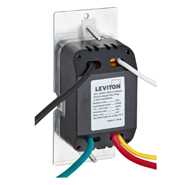Leviton LTB60-1LZ 5 Button Electronic Fan Timer