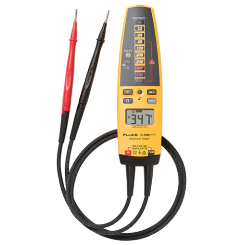 Fluke Electrical Tester T+PRO/CAN, Light, Sound & Display Alert