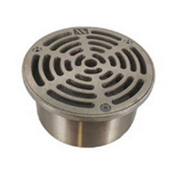 Watts A5-1 Nickel Bronze Threaded Adjustable Drain Strainer, 5 Inch