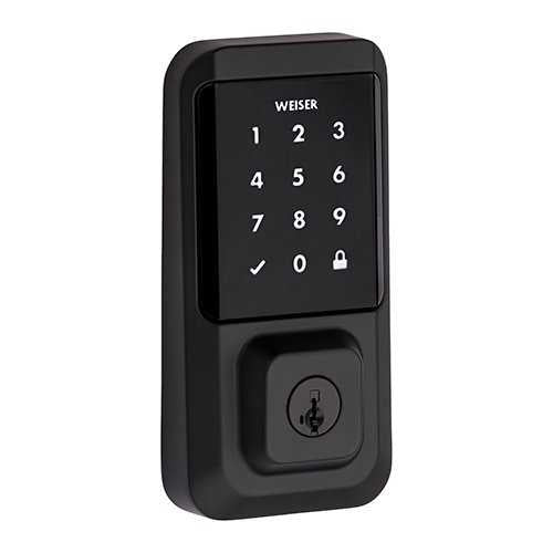 Weiser 9GED25000-004 Halo Touchscreen WiFi Smart Lock, Iron Black